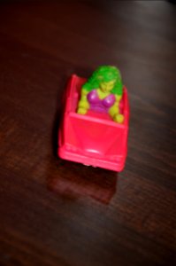 She-Hulk Toy Pink Car