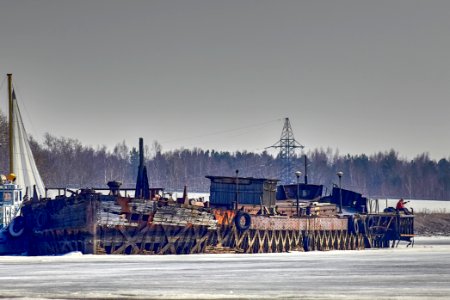 The old barge photo