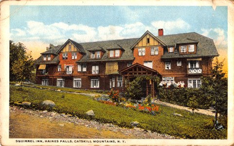 SQUIRREL INN HAINES FALLS CATSKILL MOUNTAINS NEW YORK