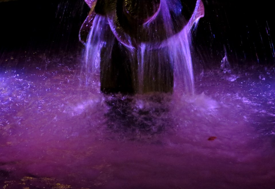 purple waterfall