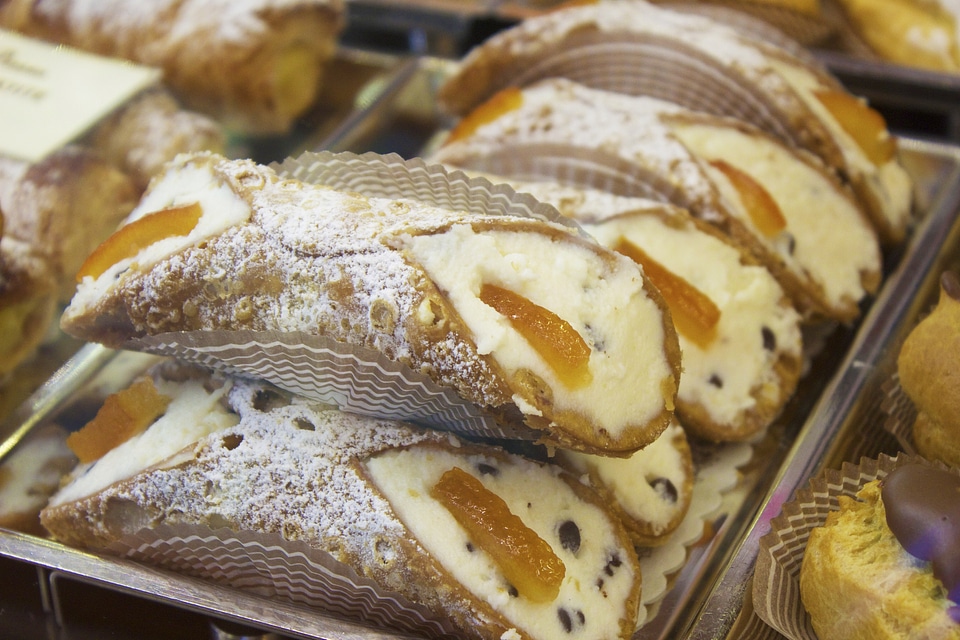 Cream sweet pastry