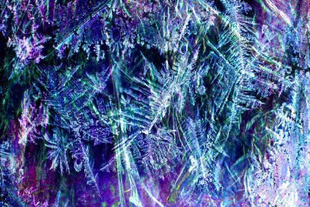 blue-purple crystals photo