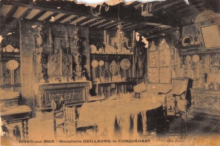 1905 DIVES-SUR-MER - HOTELLERIE GUILLAUME-LE-CONQUERANT