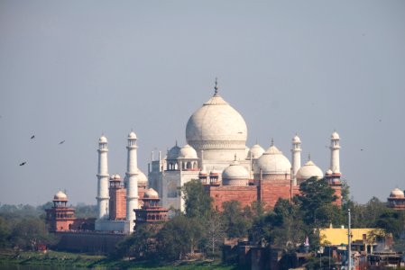 Taj Mahal Seen from Distance photo