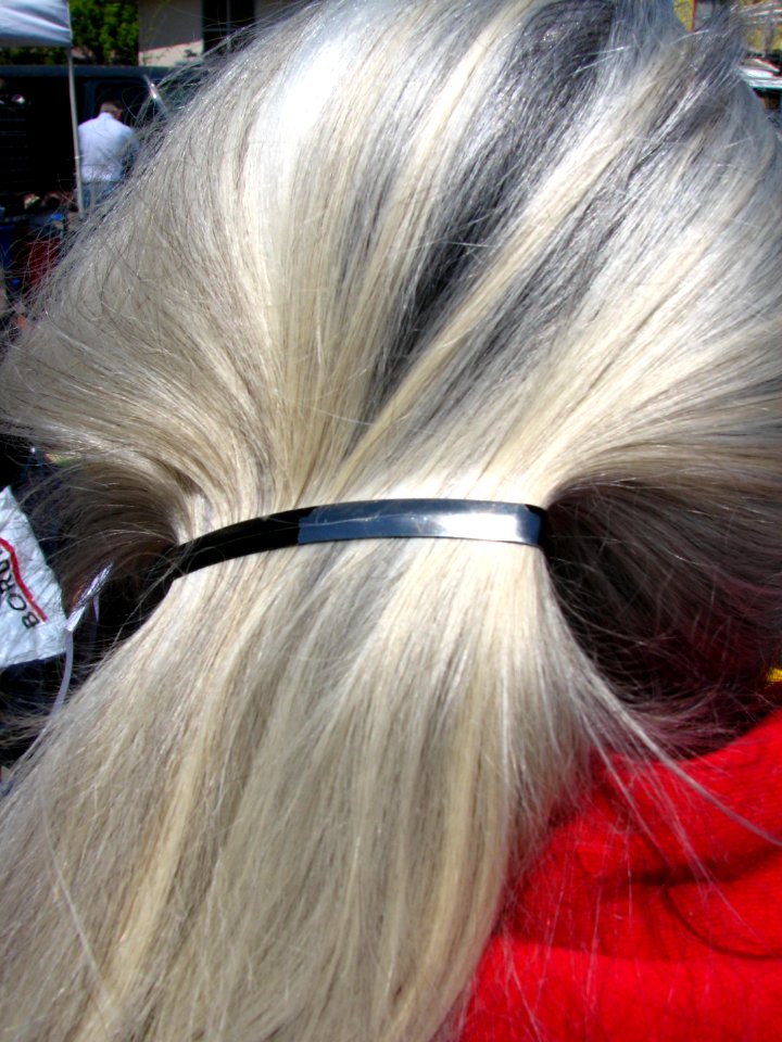 silver hair
