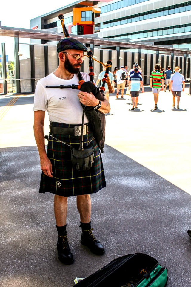 Bagpiper in Brisbane