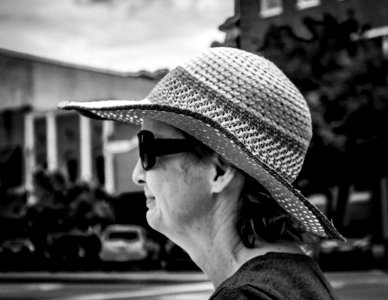 Straw Hat and Shades photo