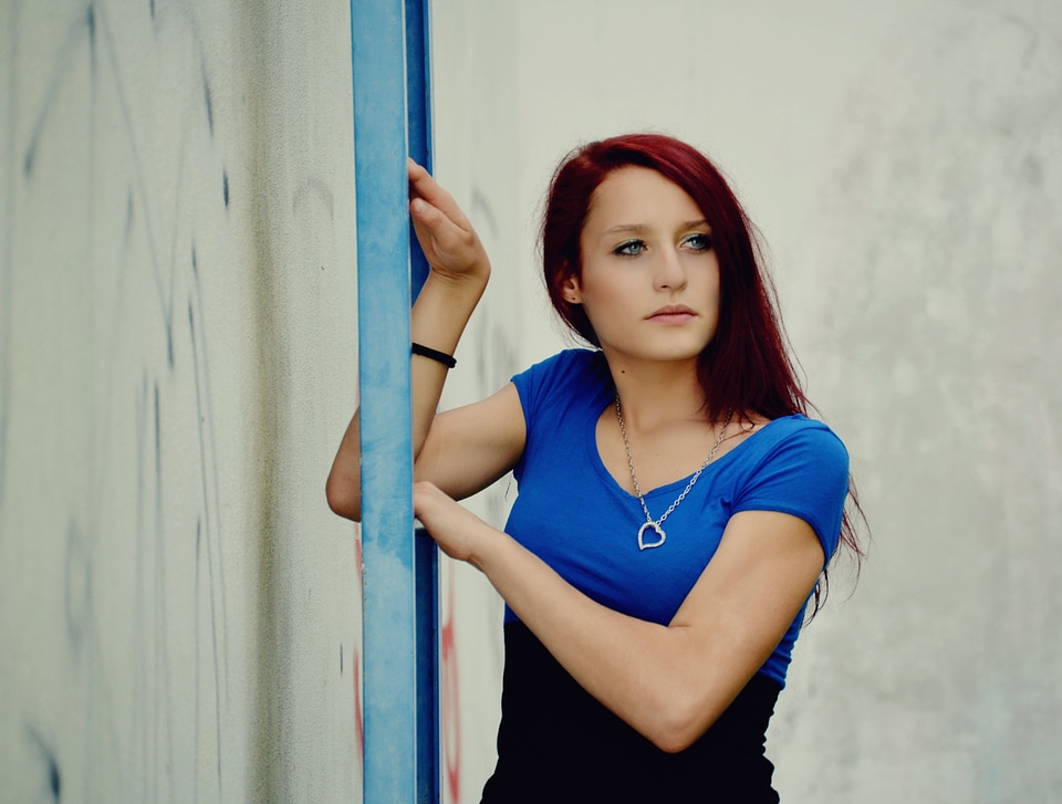 Summer portrait red hair