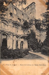 28 ABBAYE DE JUMIEGES - RUINES DE LATERAUX DE L'EGLISE NOTRE-DAME
