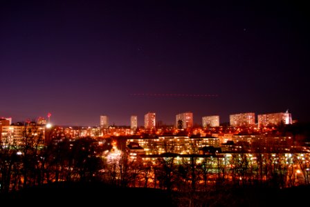Stockholm Cityscape at Night