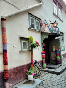 Yarn bombing @ hobbywool photo