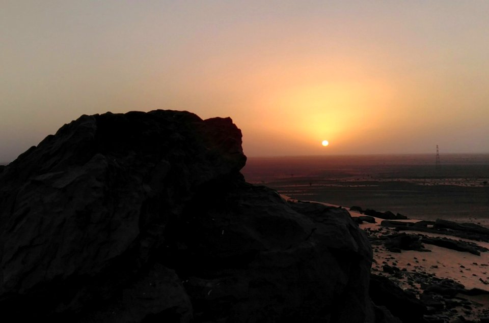 ...Sonnenuntergang war auch sehr fein...