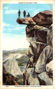 325. OVERHANGING ROCK GLACIER POINT YOSEMITE NATIONAL PARK