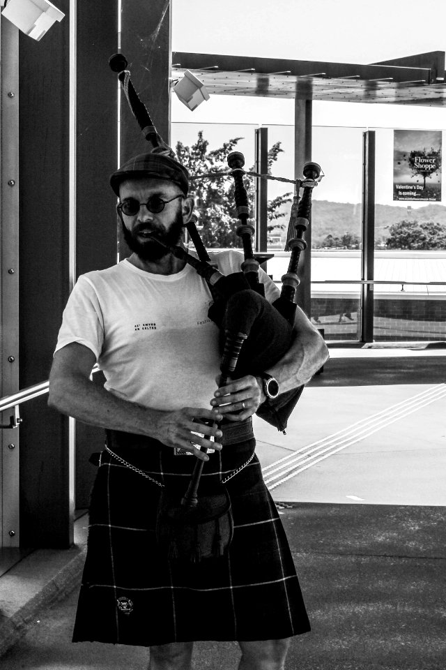 Bagpiper in Brisbane