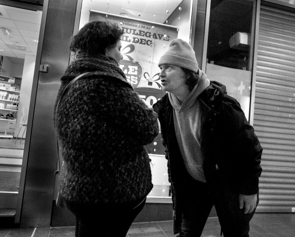Street Argument. Bodø. Norway