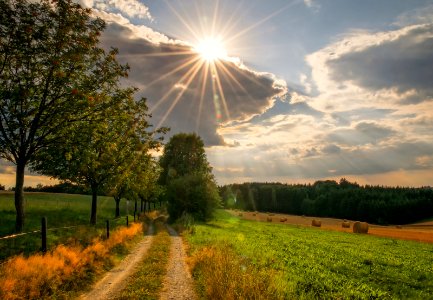 Spätsommer bei Ulbersdorf, Sächsische Schweiz