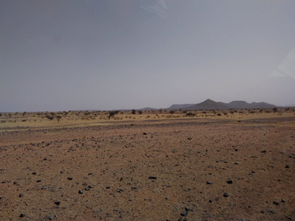 Landschaft nördlich von Khartoum