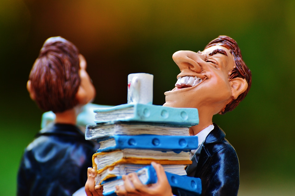Figure funny office