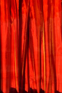 red curtain photo