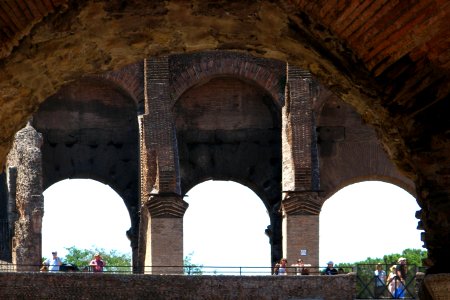 arches, Roman Colosseum photo