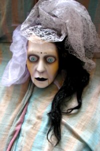 creepy bride photo