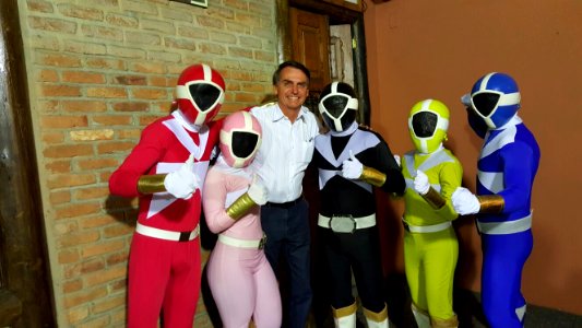 Jair bolsonaro power rangers