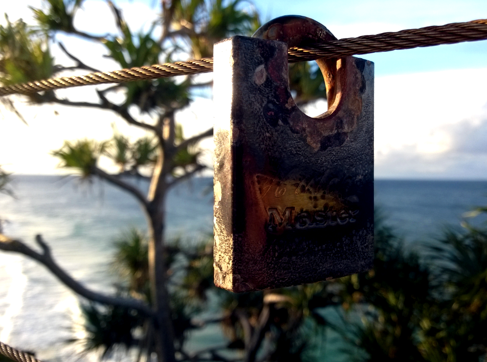 rusty lock