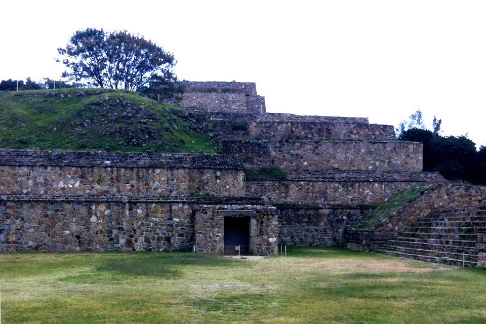 ancient stone walls, Oaxaca