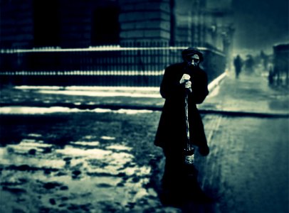 MAN SWEEPING CINEMATIC