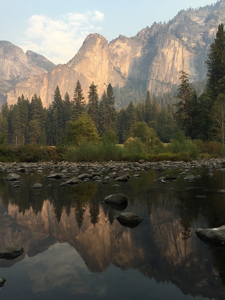 Calm tranquil glassy