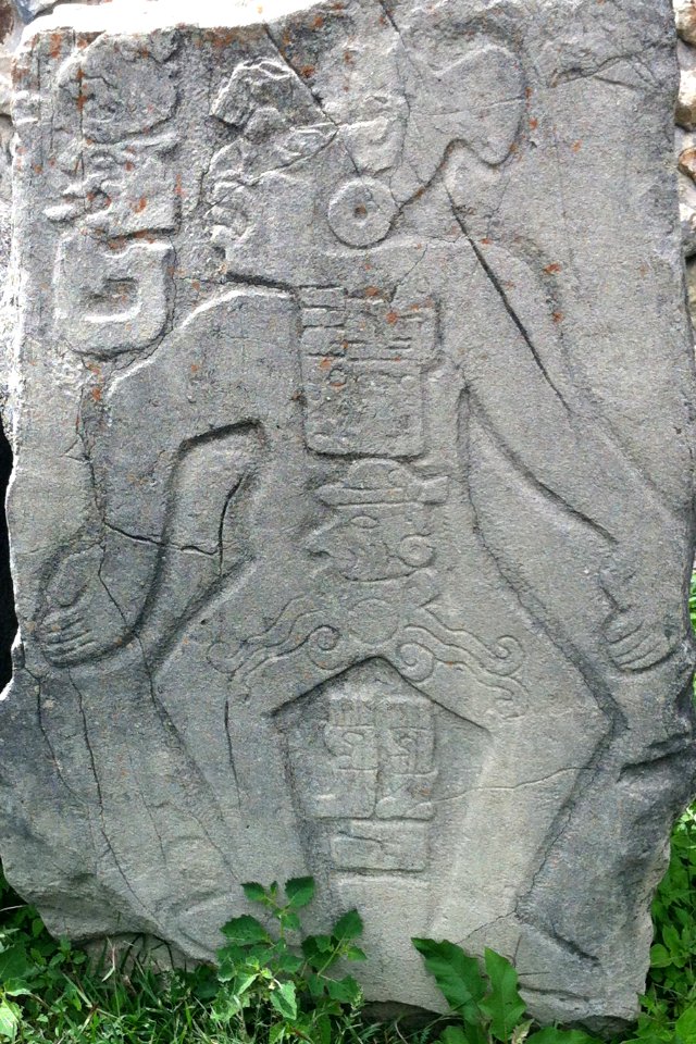 Central American-style carved figure
