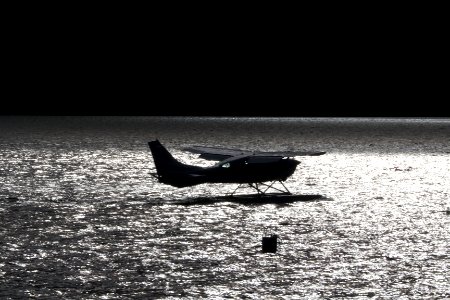 Ghost Plane at Dusk