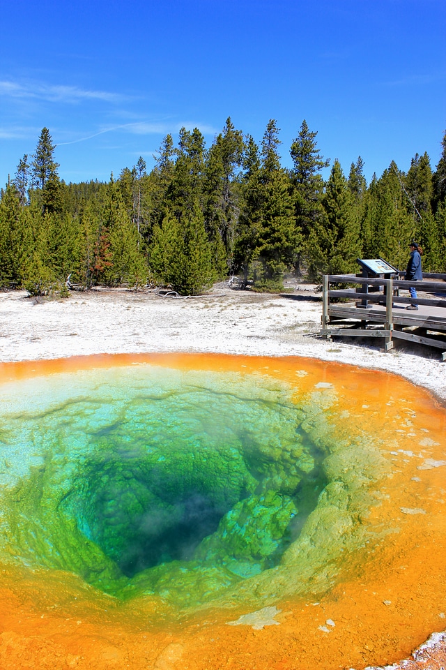 Geothermal geology pool
