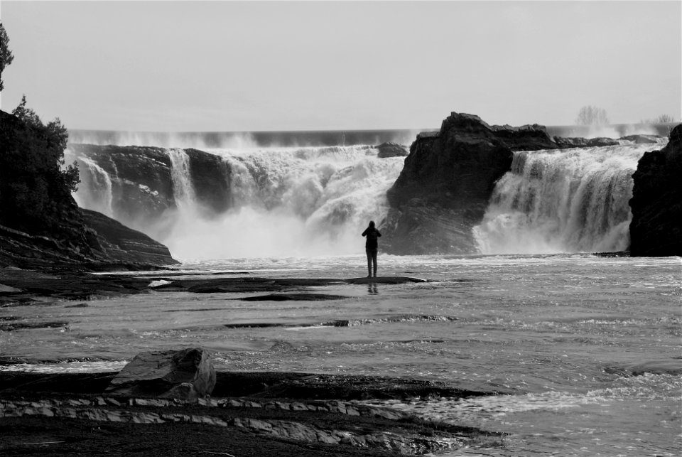standing alone in the middle of the world...