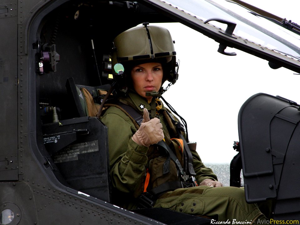 Pamela Sabato, Italian Female Attack Helicopter Pilot (Donna Pilota Mangusta Elicotteri)