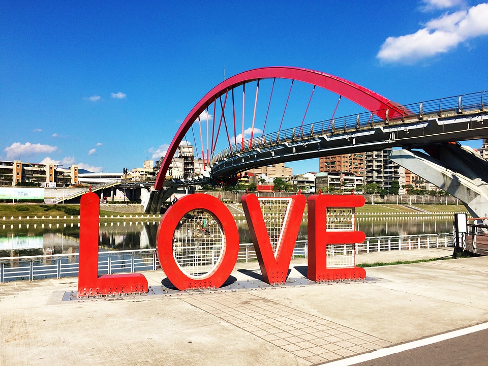 Love drawbridge bridge