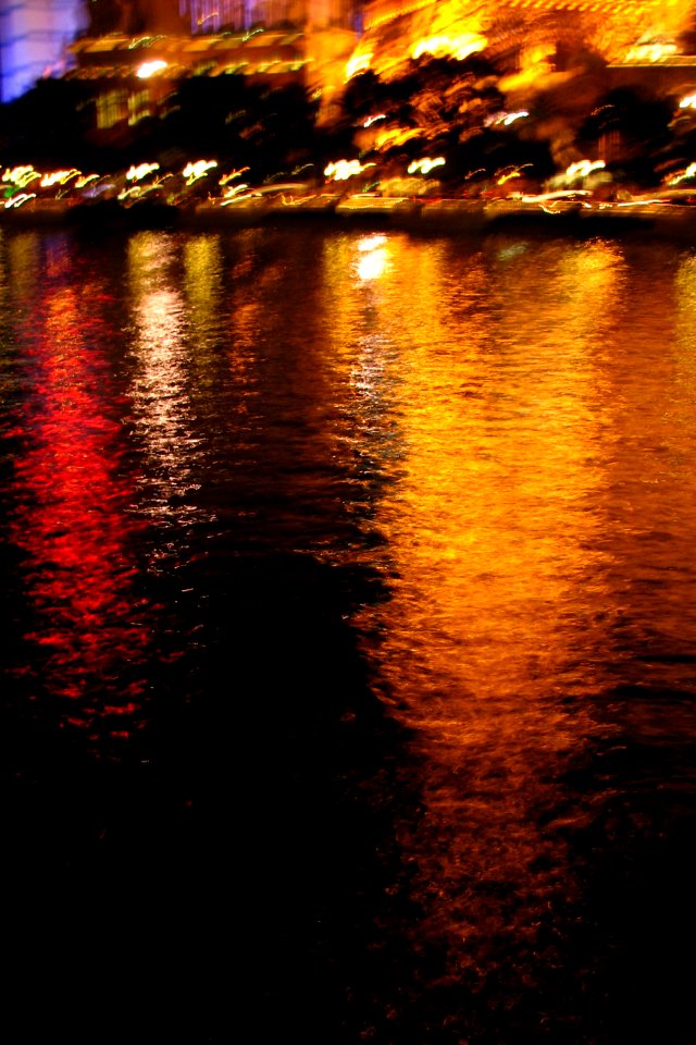 lights in water, Las Vegas 7 photo