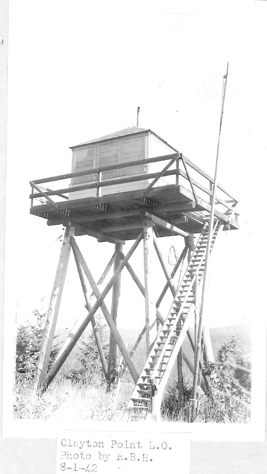 Clayton Point Lookout 1942