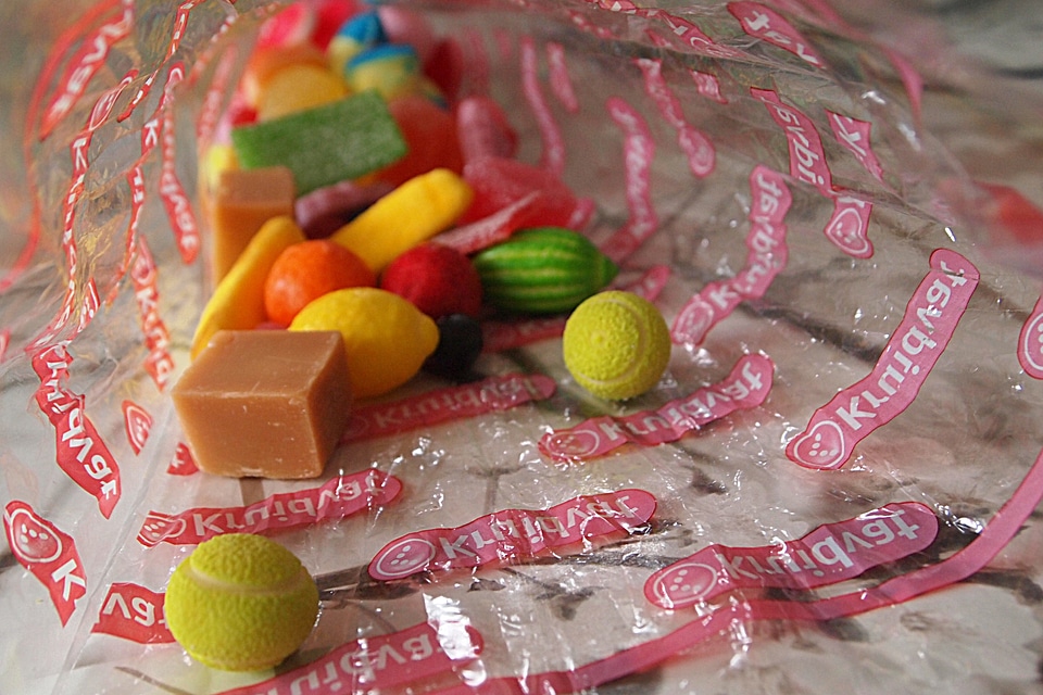 Sweet food candies