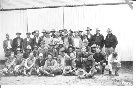 South Umpqua and Diamond Lake Guard Training Camp, 1930 photo