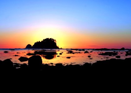 The western terminus of the PNT at Cape Alava in Olympic National Park
