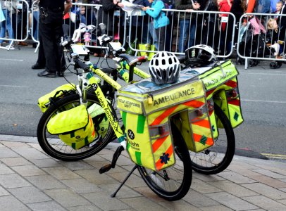 St John ambulance cycle photo