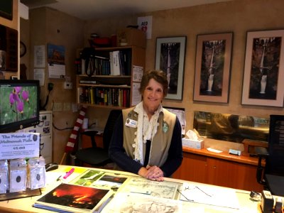 Friends of Multnomah Falls staffs the info desk at Multnomah Falls Lodge 363 days a year! Columbia River Gorge National Scenic Area