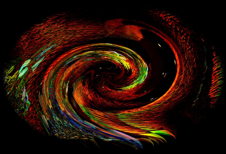 fiery swirl photo