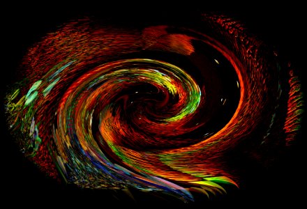 fiery swirl photo