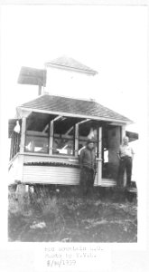 Red Mountain Lookout 1938 photo