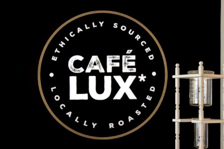 Cafe Lux Coffee Shop Logo photo