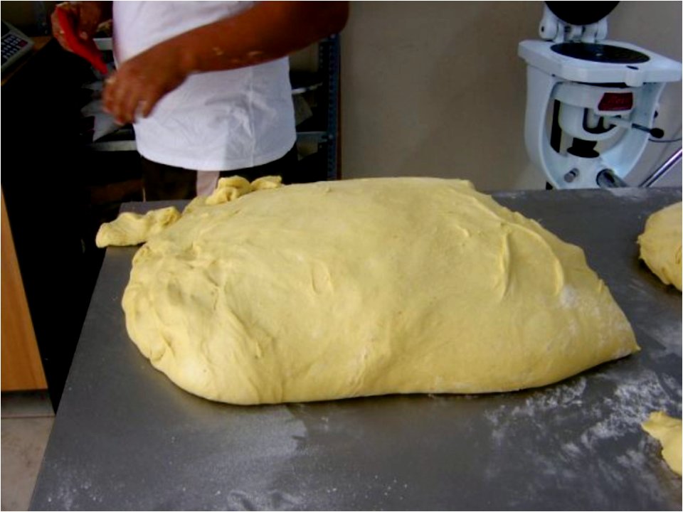 Pan de arracacha reposo de la masa