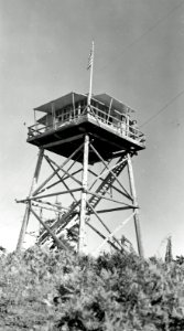 Windy Camp Lookout Tower, Umpqua National Forest, OR 1942 photo