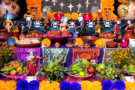 Day of the Dead altar, Oaxaca photo